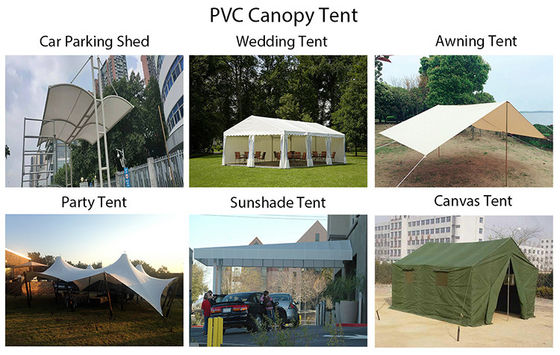 Litong Invernaderos agrícolas al aire libre Planta de jardín Transparente Poly Tunnel Almacén Tarpaulin de PVC