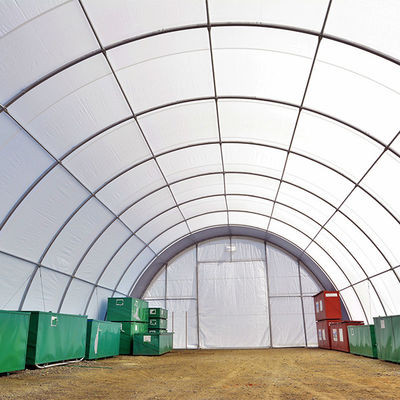 Toldo impermeable para exteriores personalizado, tejido de PVC, túnel de polietileno, refugio para contenedores de envío