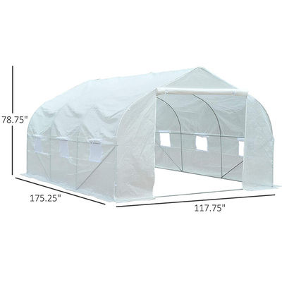 Invernaderos agrícolas Lona de PVC Jardinería Planta Transparente Lona Fabricante Túnel de polietileno